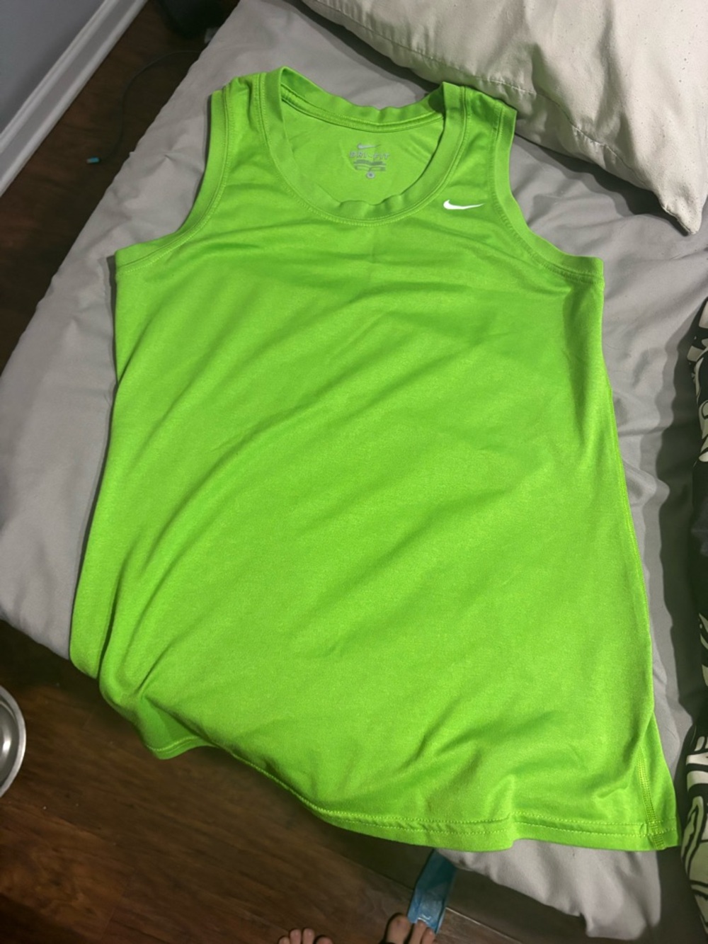 Nike Bright Lime Green Athletic Tank